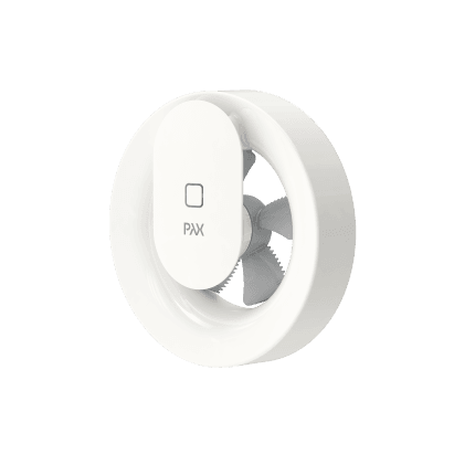 PAX NORTE Automatic Bathroom Extract Fan With Humidity Motion Temperature And Light Sensors 100 mm White Ventilation Fan