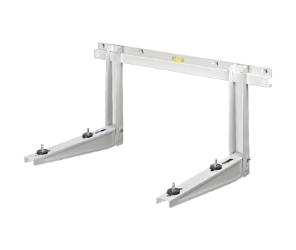 Rodigas MS 258 White Wall Bracket For Outdoor Air Conditioner Unit 650x800 mm Heavy Duty Mount Up To 140 kg