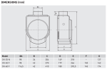 Soler And Palau CK Series Kitchen Extractor Fan Dimensions For CK-25N CK-40 F And CK-60 F Models