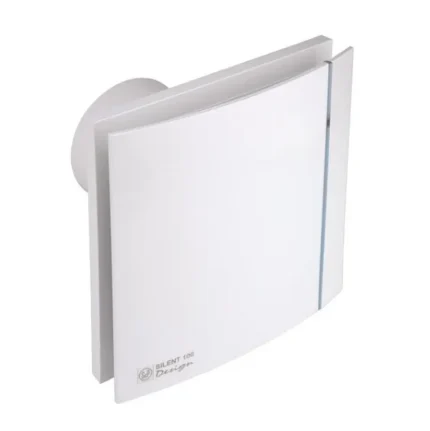 Soler & Palau SILENT-100 CRZ Design 100 mm White Bathroom And WC Extract Fan