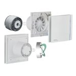 Soler & Palau SILENT-100 CRZ Design 100 mm Bathroom Extract Fan Construction Illustration