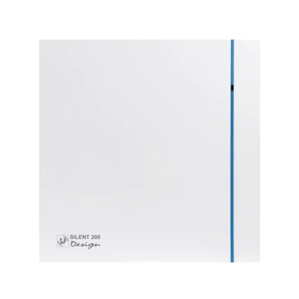 Soler & Palau SILENT-200 CHZ DESIGN White Bathroom Fan 120 mm With Timer And Humidity Sensor