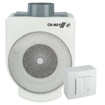 Soler And Palau CK-60 F Kitchen Exhaust Fan With 2 Speed Motor And I II Switch