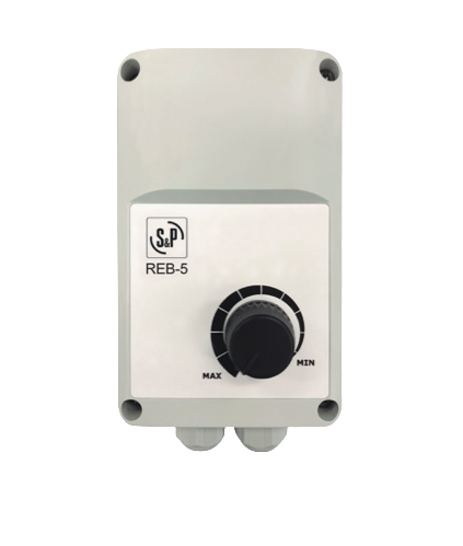 Soler & Palau REB 5 Electronic Speed Controller Surface Mounted With Illuminated On Off Switch