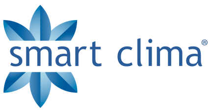Logo Smart Clima By Tecnosystemi Marchio Italiano Per Accessori Professionali HVAC E Climatizzazione