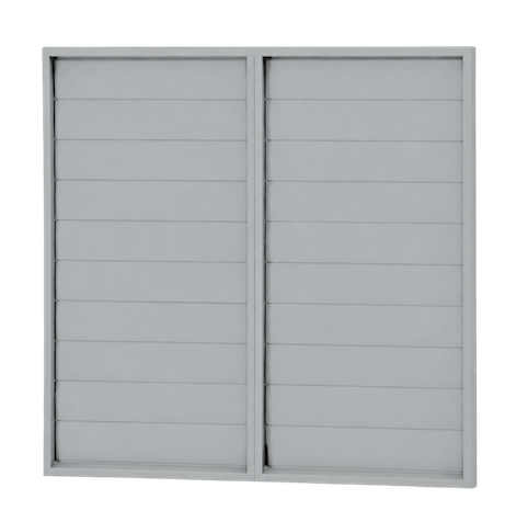 Soler & Palau PER-630 W External Backdraft Vent Grille Soler And Palau PER-630 W Ventilation Grille With Automatic Gravity Shutter Ø630 mm UV Resistant Plastic